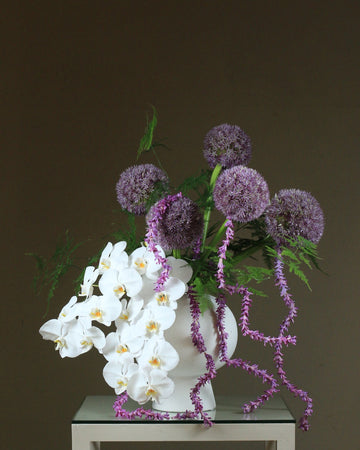 Whispers of Violet and White