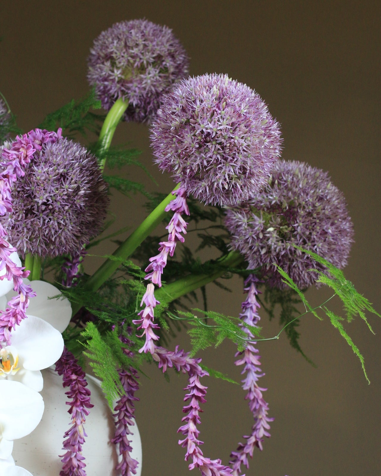 Whispers of Violet and White