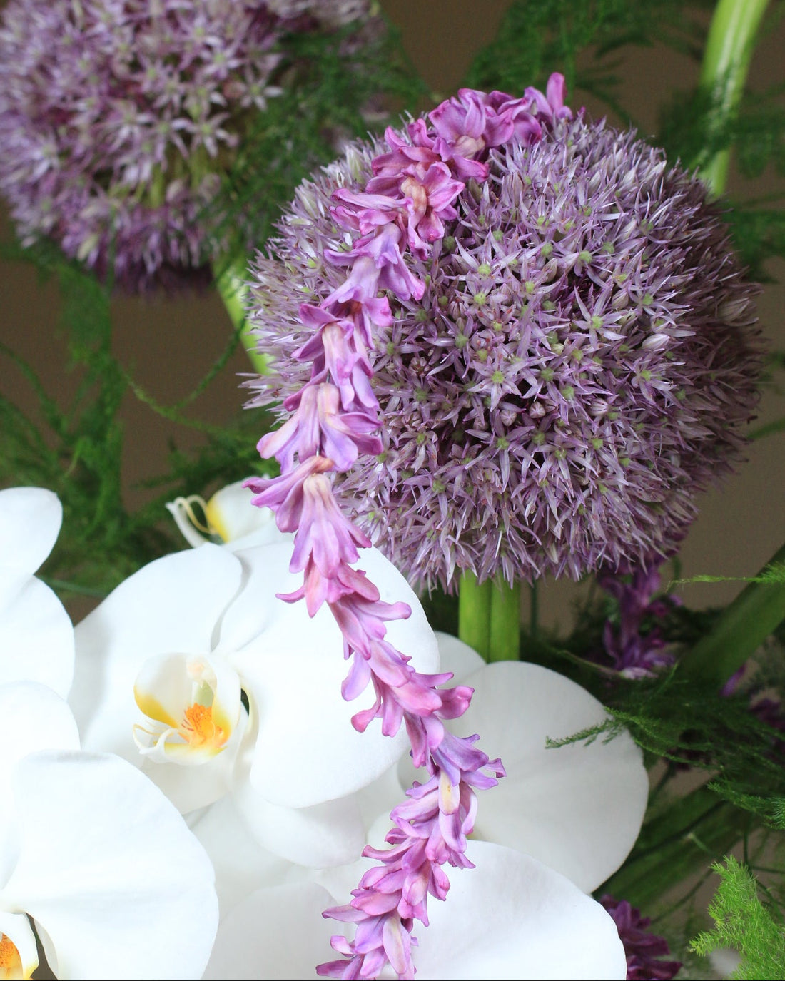Whispers of Violet and White